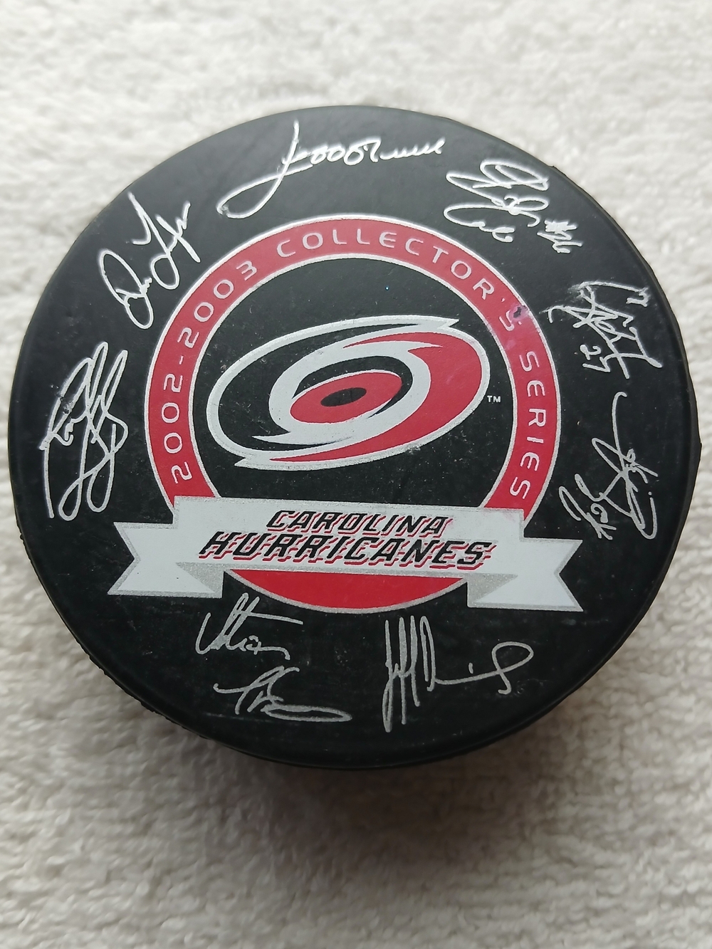 NHL Carolina Hurricanes Collectors Hockey Puck - 2002-2003